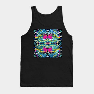 the kraken game waterfall art in ecopop mandala zentangle Tank Top